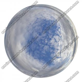 HDRi Skydome of Blue Clouded Sky 16K